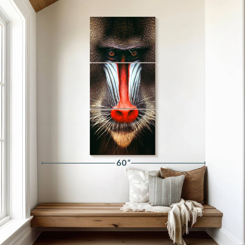Monkey Head, 52" H x 24" W