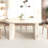 Extendable Dining Table 4-8 Person Oval Wooden Strip Base Family-571484917