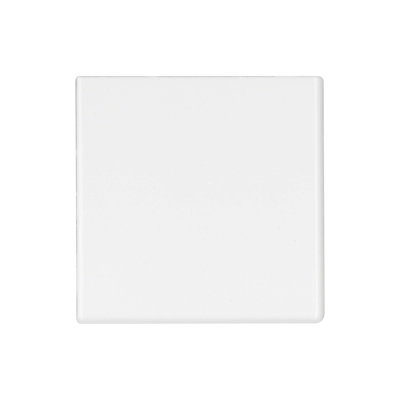 Traditions 6" x 6" Ceramic Corner Piece Tile Trim in Ice White