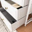 Table de chevet moderne à 3 tiroirs pour chambre à coucher-1211444422
