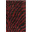 Tapis rouge / noir noué à la main Parisi-19276554