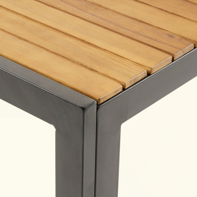 Starr Rectangular Outdoor Dining Table, 30" H x 59.25" W x 35.5" D