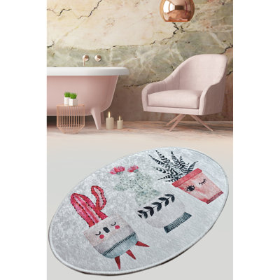 Durable Area Rug, 100% Polyester, 0.4 in Pile Height | Antibacterial, Non-Slip Underside, Machine Washable | Perfect for Living Room, Bedroom, & High-Traffic Areas, Easy Care & Stylish Design