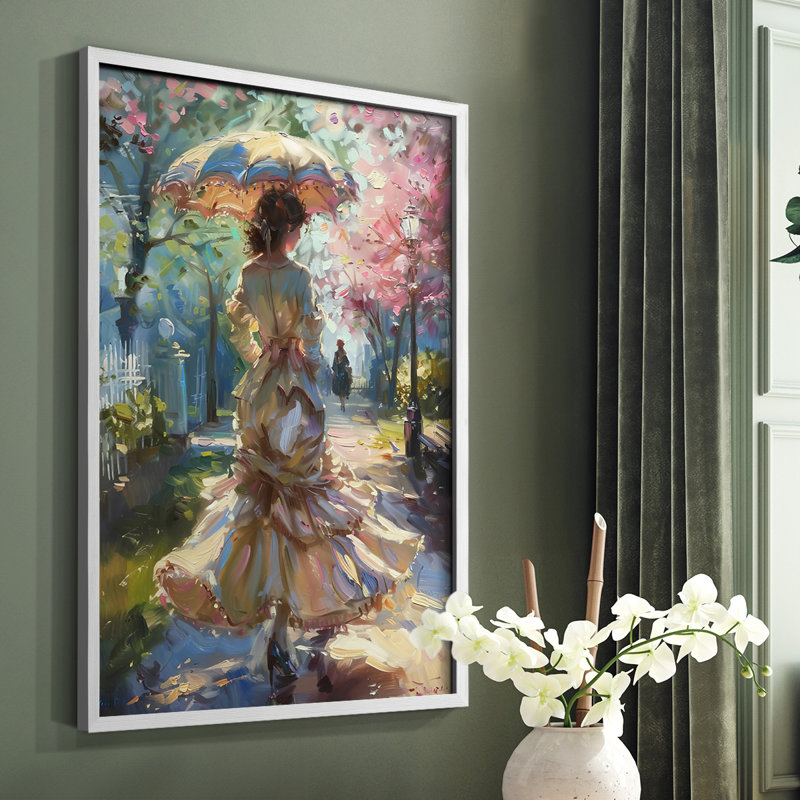 WOMEN-LIX - reproduction d'art encadrée de qualité supérieure - prête à être accrochée, Blanc, H 20 po x l 8 po