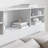Bookcase Headboard With Charging Station & 2 Led Lights-808041314-808041315