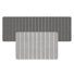Ensemble de tapis de cuisine gris à séchage rapide Diatomite