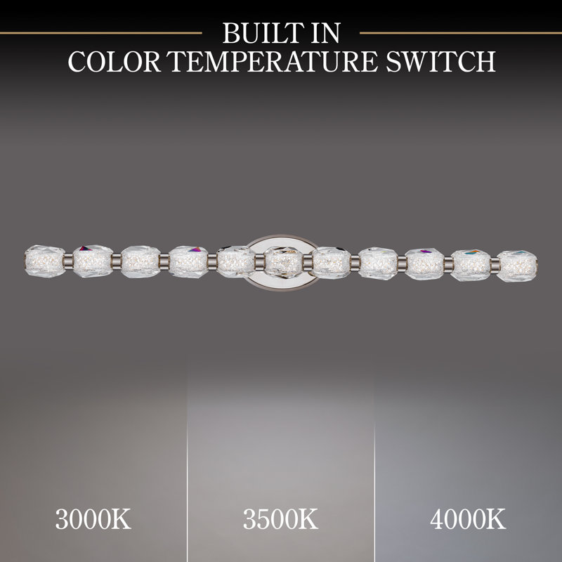 Seduction 11 - Light LED Bath Bar, Polished Nickel