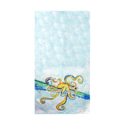 Romer Crazy Octopus Beach Towel -  Highland Dunes, F9B0CB364A4F45AE97E9D5EAEB356B47