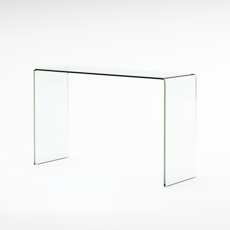 Table console en verre trempé trempé 12 mm