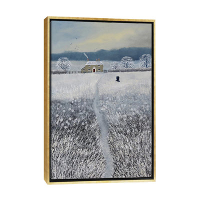 "Le chemin à l’hiver" par Jo Grundy, reproduction d’art