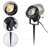 Matte Black Outdoor Led Landscape Spotlight With Ground Stakes For Garden Pathway And Courtyard-118219408