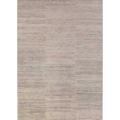 Contemporary One-of-a-Kind Rectangle 8'2" X 9'11" Wool Area Rug Gray