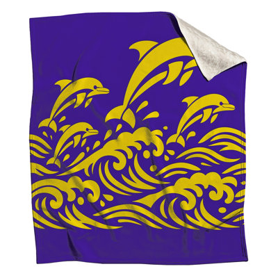 Dauphins Vagues Couvertures