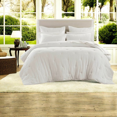 Ensembles de literie en coton luxueux, courtepointe très grand avec motif brodé, confort toutes saisons