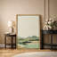 Art minimaliste de paysage de marais côtier, photos de salon, impression sur toile encadrée, impression numérique-126545720-126545723