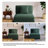 Milbrey Upholstered Hunter Green Corduroy Armless Accent Chair with Pillow Back and Solid Wood Legs-576806407-595439994