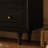 French style black TV stand