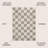 Nimco Modern Geometric Checkerboard High-Low Beige/Cream Rug-463767734