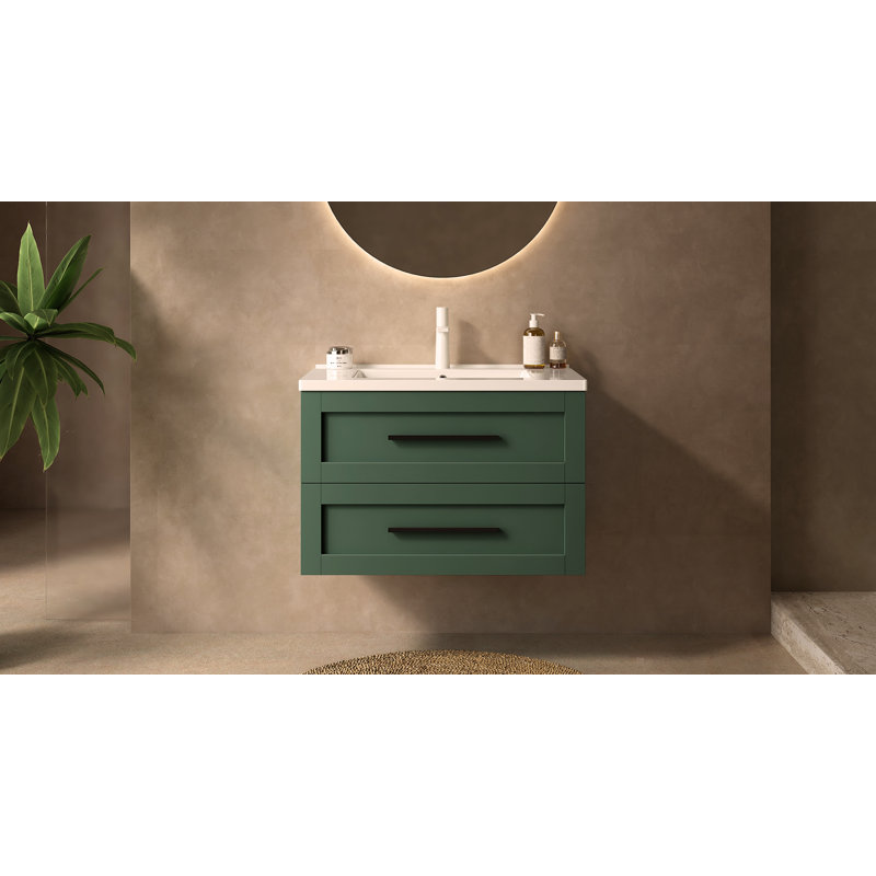 Meuble-lavabo mural 30 po avec lavabo 30 po