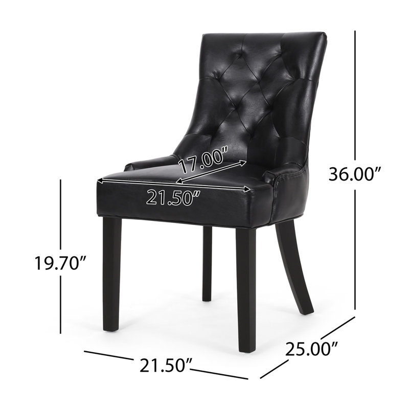 Chaise de salle à manger, Noir