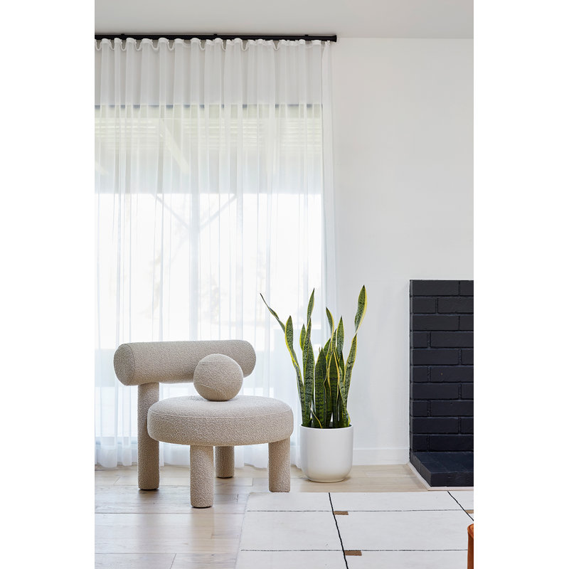 Pot de fleurs en céramique, H 11,25 po x l 11,75 po x P 11,75 po, Blanc