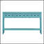 Console rustique avec deux tiroirs de tailles différentes pour le rangement et la présentation dans les petits espaces-510790608