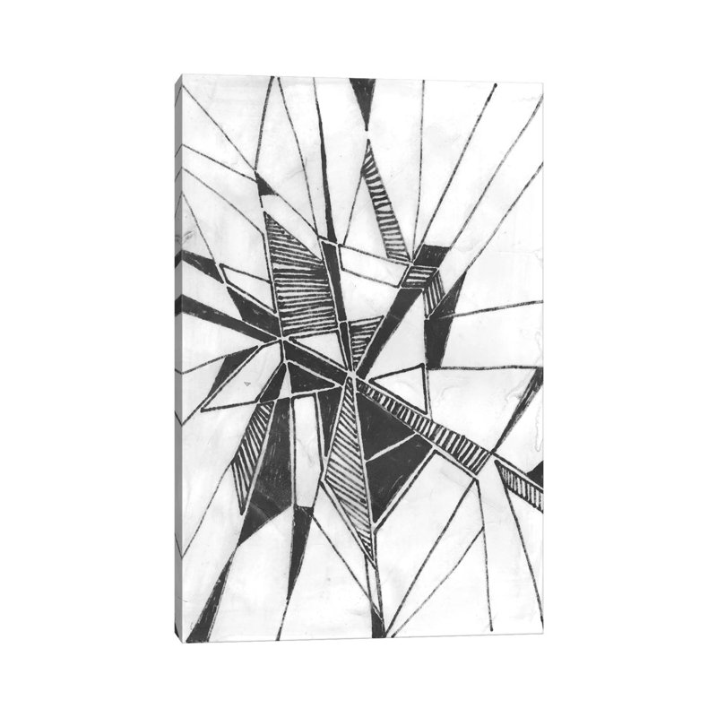 Symbol Imprint II by June Erica Vess - Wrapped Canvas Painting, 30.48 cm H x 45.72 cm W