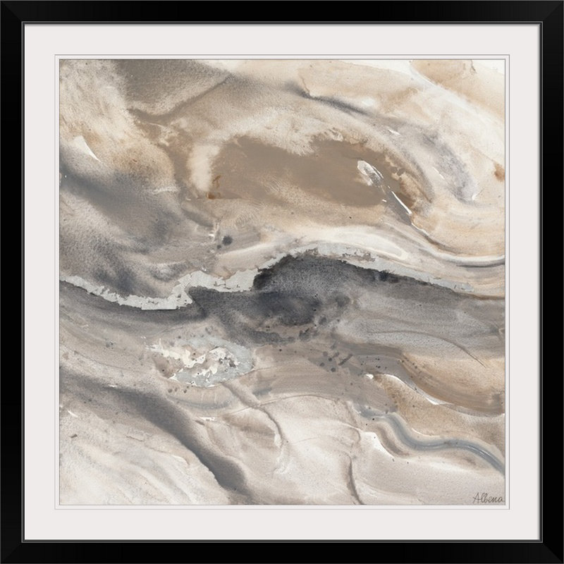 Gondola Minerals I 'Albena Hristova, reproduction d'art, H 24 po x l 24 po x P 1 po, Cadre noir