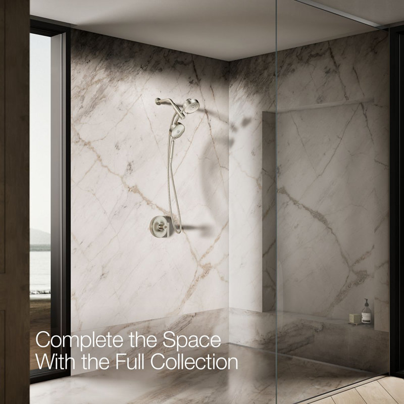 Purist® 2.5 GPM 2-In-1 Multifunction Shower Combo Kit, Vibrant Brushed Nickel