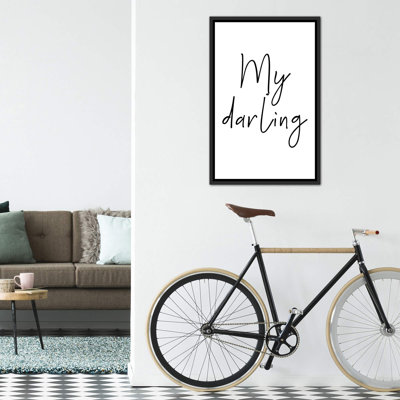 «My Darling», reproduction d'art textuel