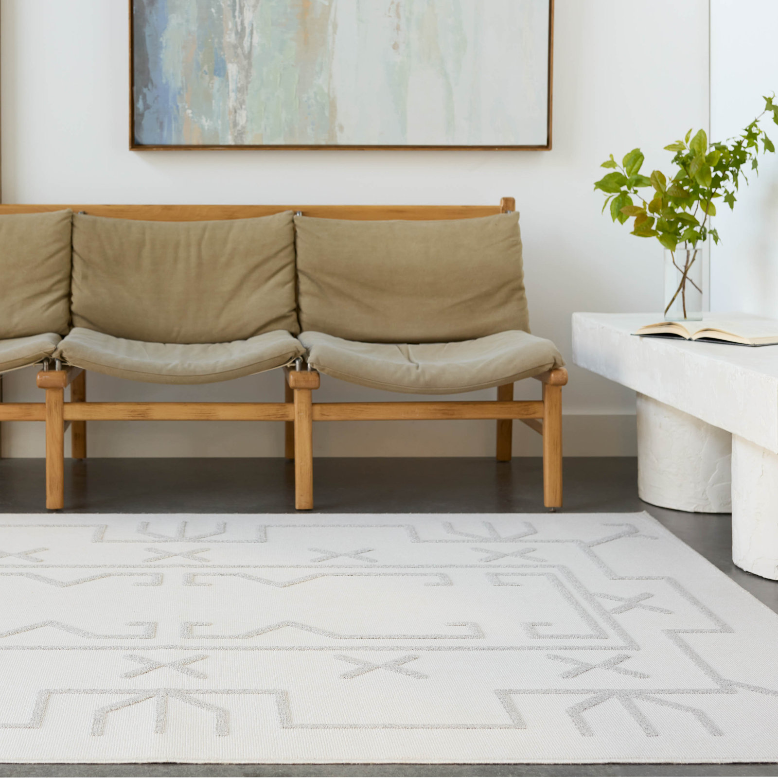 Cobblefield Performance Indoor/Outdoor Rug, Rectangle 5'3" x 7'6"
