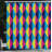 George Oliver Vintage Shower Curtain Sixties Triangle-1914341492