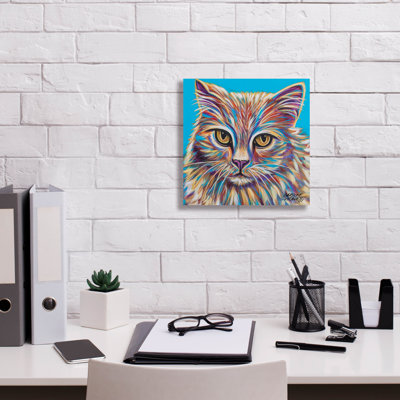 «Epel Graffiti» «Pastel Cats 2» par Carolee Vitaletti, art mural sur toile