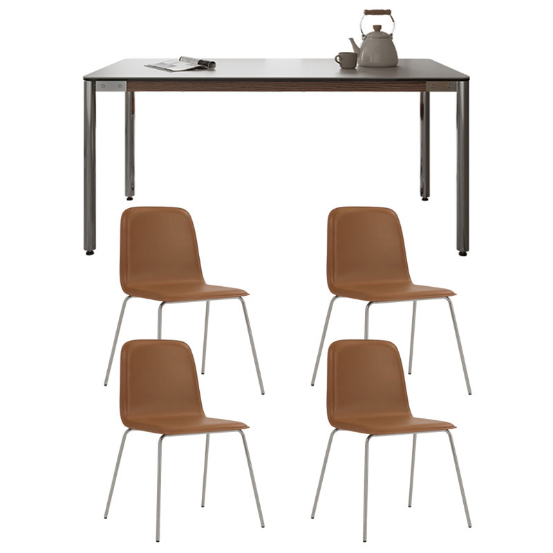 Table de salle à manger Modern, H 29,92 po x L 62,99 po x l 31,49 po