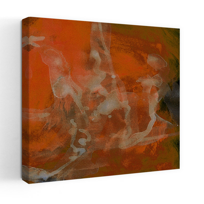 Art contemporain contemporain, art abstrait d'automne, H 18 po x l 18 po