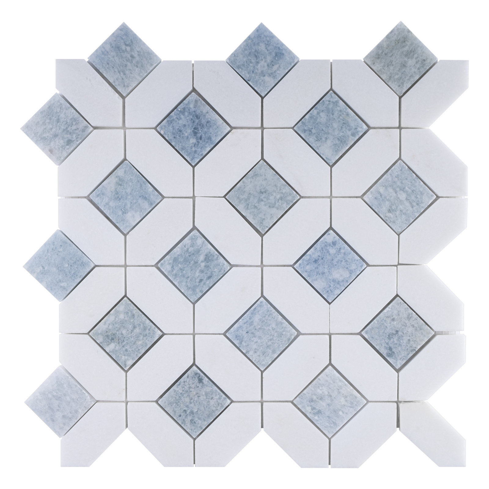 Natural 2" x 2" Marble Mosaic Tile