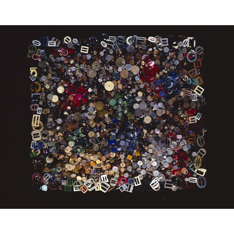 Buttons by Russell Mott, 24" H x 36" W x 0.01" D