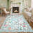 Area Rugs Washable Scalloped Area Rug Modern Living Room Rug,Non-Slip Carpet Accent for Entryway,Bathroom,Kitchen,Bedroom-920381341-920381338