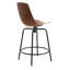 Clean Cut Swivel Stool with Metal Frame-69342296-69342294
