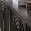Cabine de rangement moderne en bois noir-1501511243