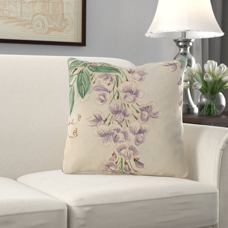 Coussin watercolour Arispe, Microsuède, Intérieur