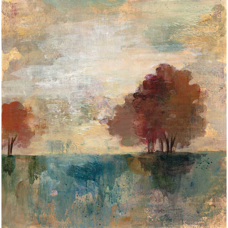 Paysage monogramme I, H 20 po x l 20 po x P 1,25 po