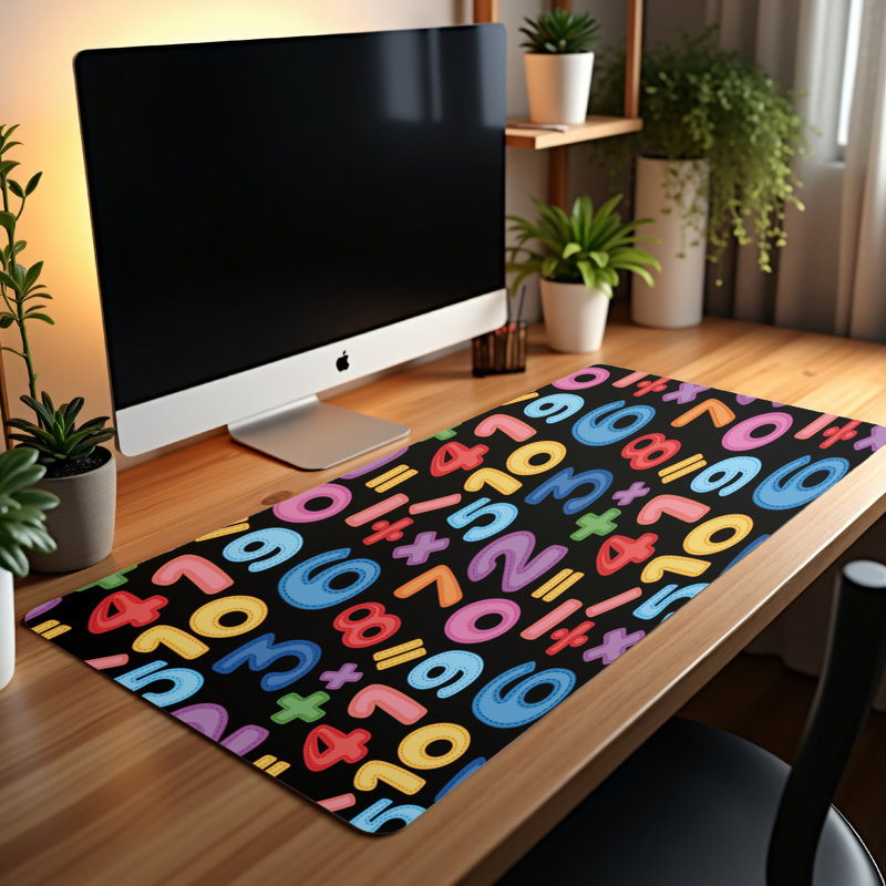 Polyester Desk Pad, 31.5x15.5