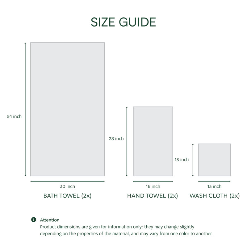 Lacoste Heritage 6PC Cotton Bath Towel Set, 100% Supima Cotton, Micro-Fresh® Anti-Microbial, Light Denim