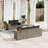 Vidaxl Garden Sofa Set Grey, Dark Grey