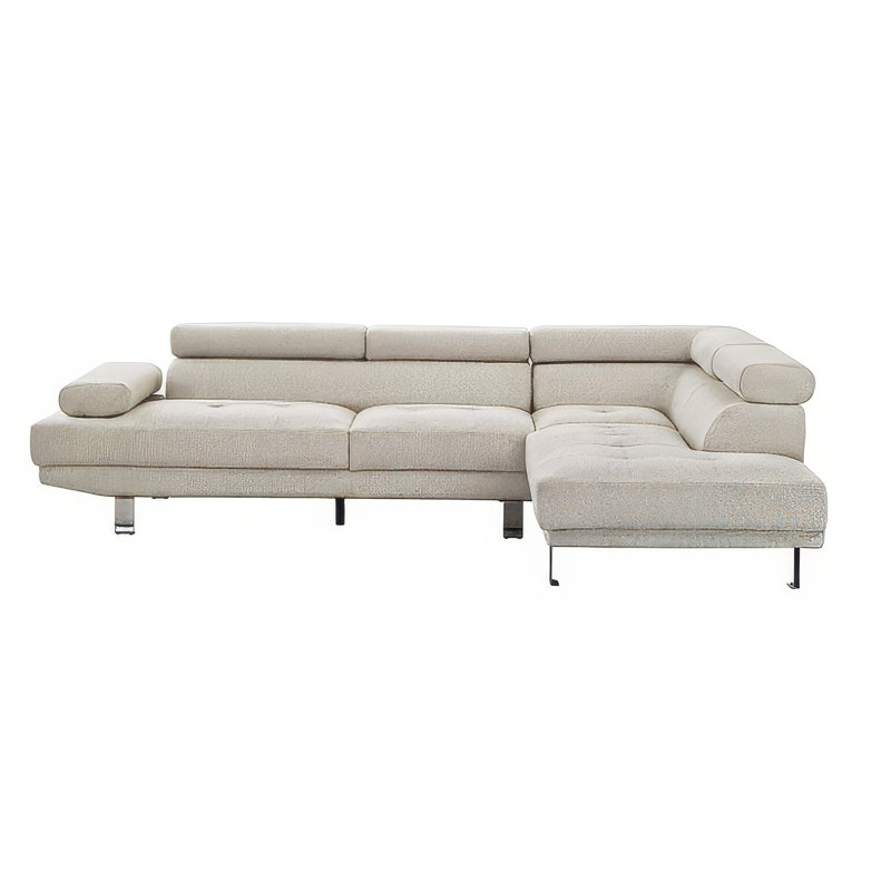 Canapé modulaire Melani Beige, Beige Linen