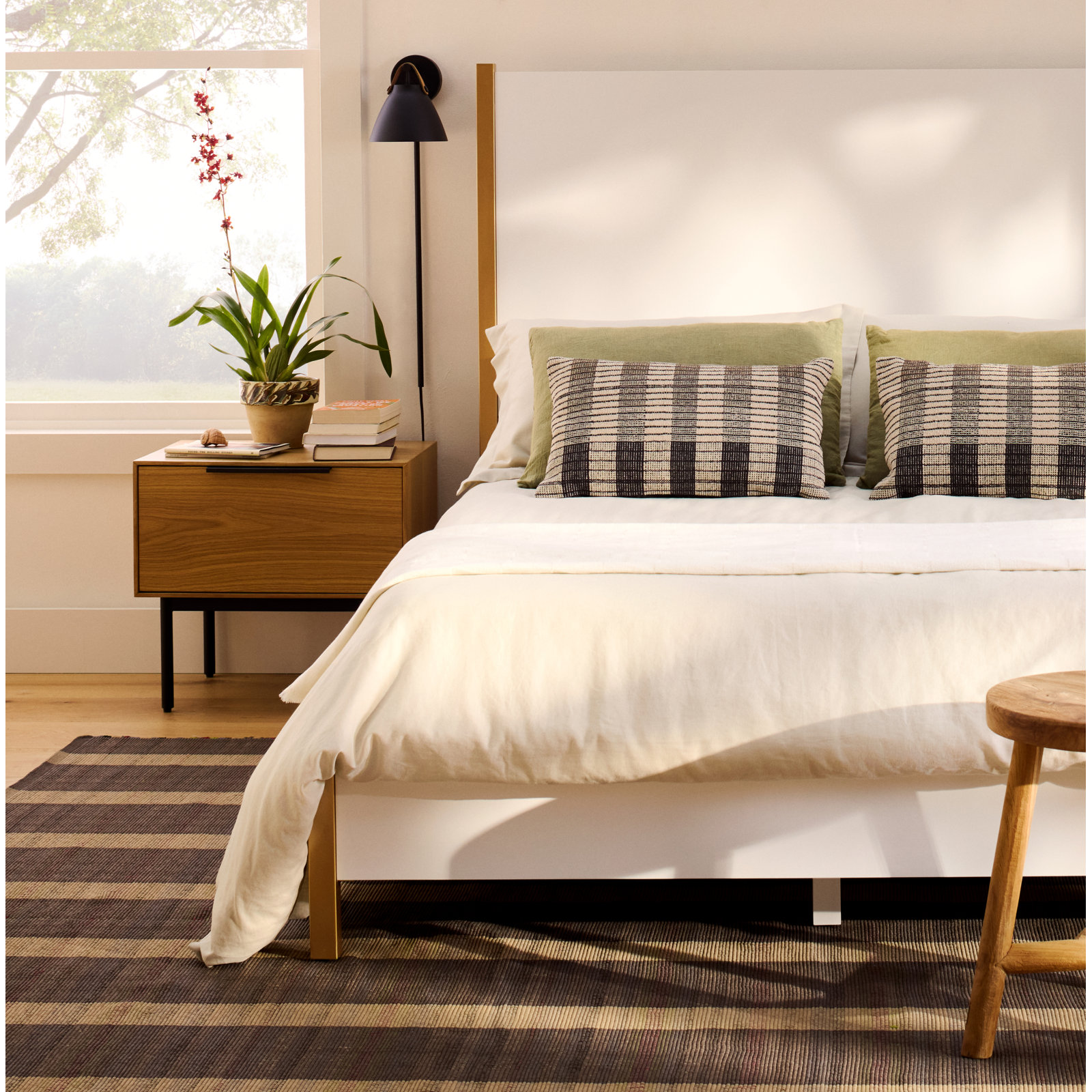 Swedish Rag Handwoven Indoor/Outdoor Rug, Rectangle 6' x 9'