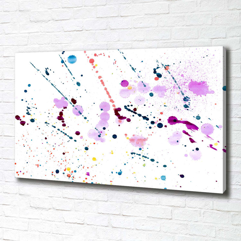 Abstract Stains - Wrapped Canvas Print