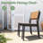 10 - Person Aluminum Outdoor Dining Set with Stackable Chairs-1656011199