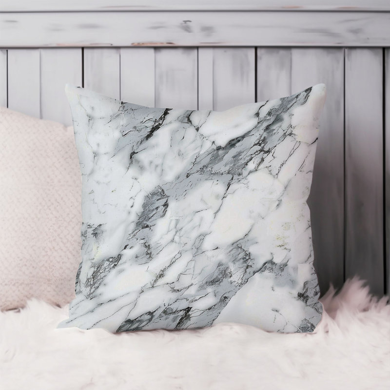 Abstract Geode Pattern Marble II Modern Throw Pillow Cover, 16x16